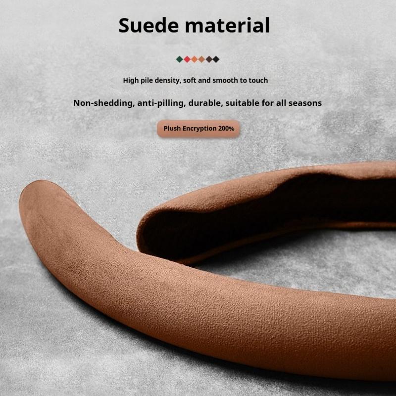 Geeignet für Mazda Anti-Rutsch-Schnalle Segmentierte Wildleder-Lenkradabdeckung Geeignet für 3 Cx5 62 Cx30 Cx3 6Gh 3Bk 6Gg 6ro 3Bm 3Bl
