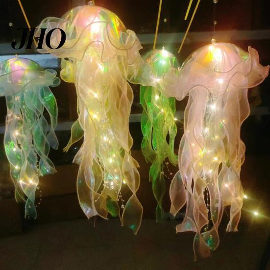Jellyfish Light LED Lamp Soft Lighting Battery Operated Lantern Decorative Hanging Decoration Holiday Gift for Party Ambient