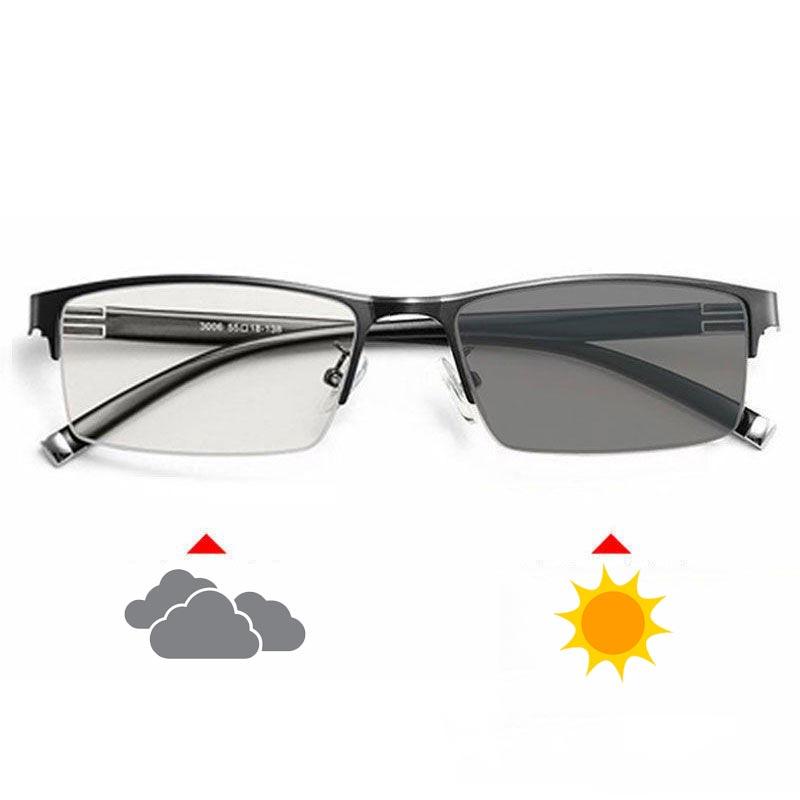 

Чоловічі ділові фотохромні окуляри для міопії Жіночі ретро класичні окуляри Діопії від 0 до -6.0 Тренд Мода Окуляри для короткозорості -2.0