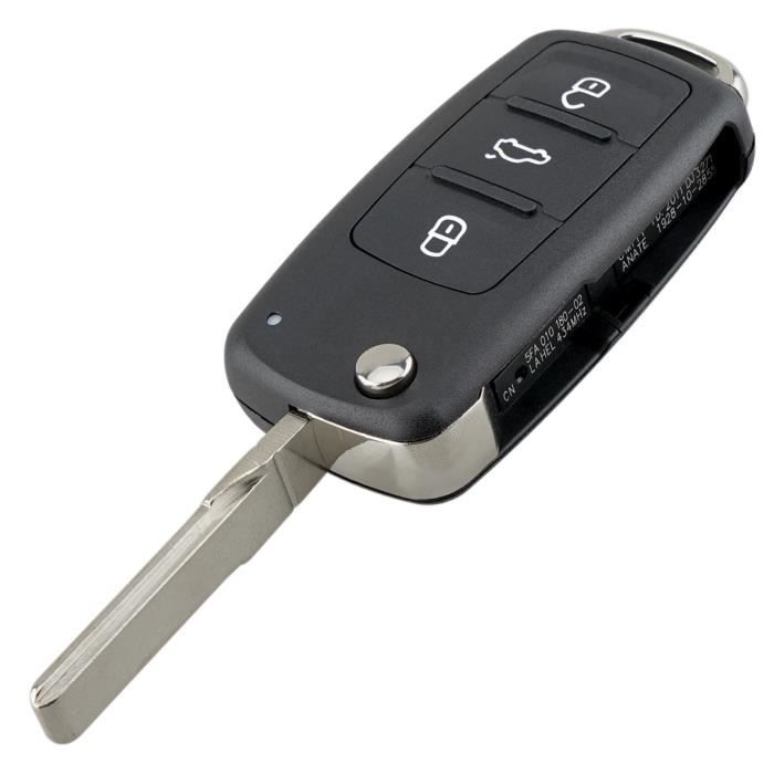 3-button Remote Key Shell for Volkswagen Polo Sharan Tiguan Touran Up Jetta Golf MK6 Golf Estate