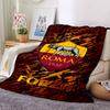 1pc Blanket - Rome logo Print Design,Lightweight Blanket for Sofa,Bed- Soft &Warm,Gift for All Seasons