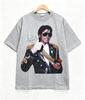 Ρετρό Μπλουζάκι Michael Jackson Δημοφιλές Casual Oversized Streetwear Καλοκαίρι 2026 Ανδρικά Γυναικεία Βαμβακερά Ρούχα Y2k Στυλ Αθλητικά