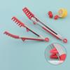 Non-Stick Coating Kitchen Tongs Silicone Cooking Serving Tongs Noodles Pasta Clips  BBQ