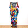 2022 European & American Beach Cover-up: Printed Long Robe & Bikini Sun Protection Dress