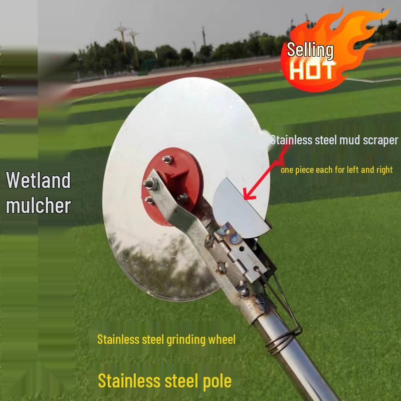 Stainless Steel Hand-Push Garlic & Onion Mulching Machine with Automatic Soil Covering