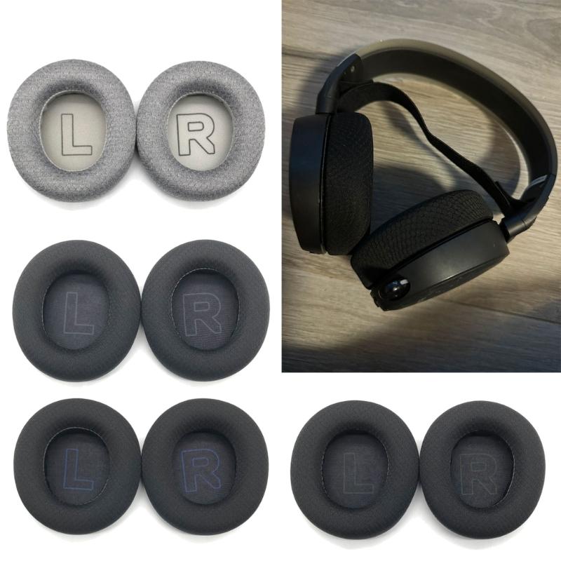 2Pcs/set Replacement Earpads Soft Cushion Ear Pad Earmuffs for Arctis 1 3 5 7P 7X Headphones Repair Accessory