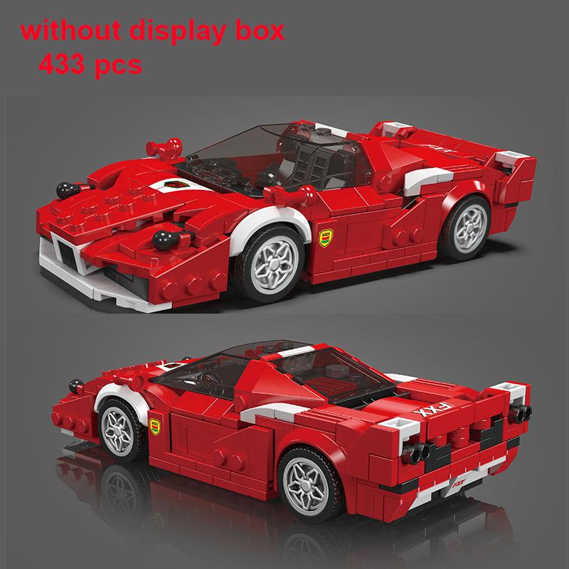 City Speed  Technical Moc Car Sports Car Racing Building Blocks Brick Vehicle Educational Construction Toys