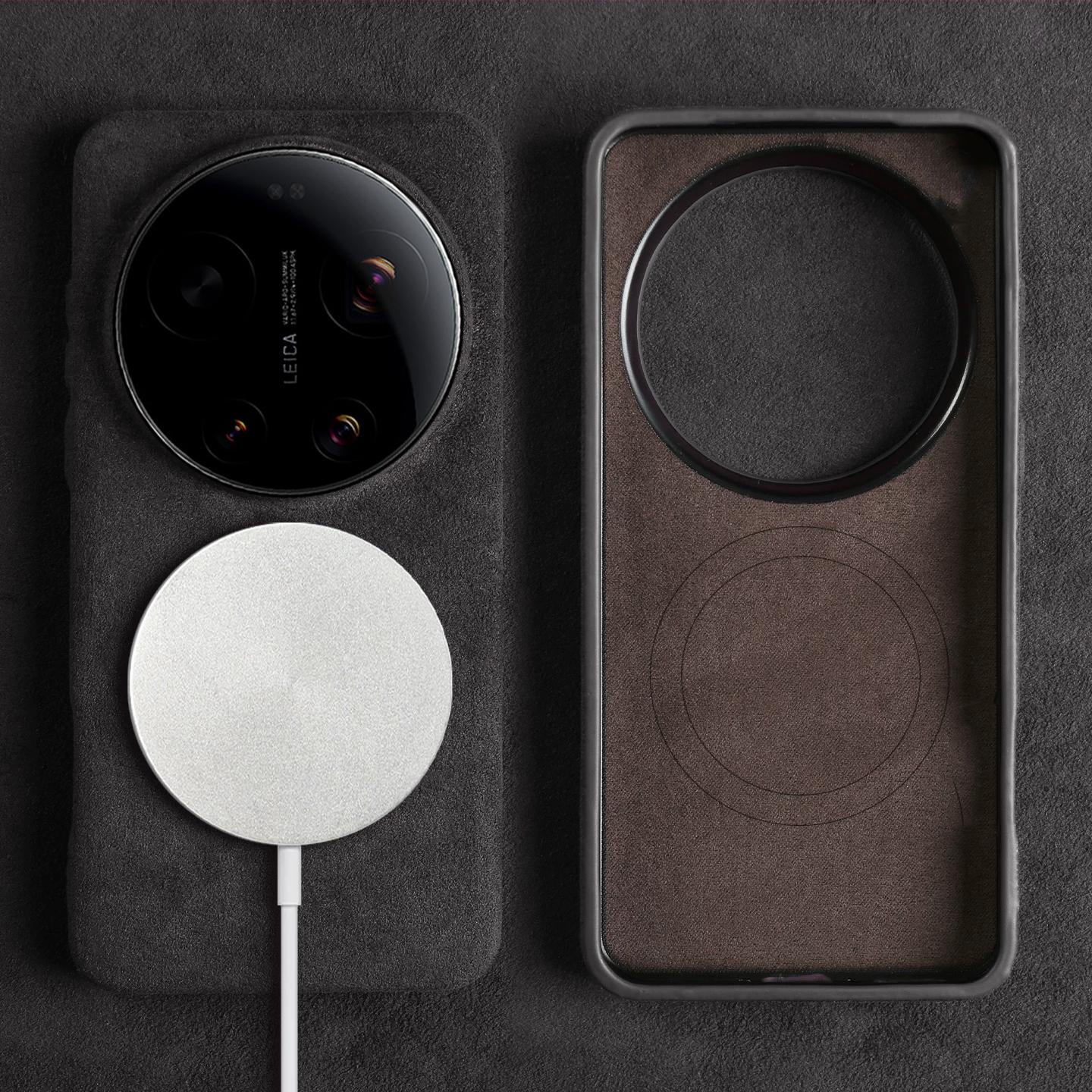 Genuine Alcantara Leathe Case for Xiaomi