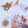 5 Regenbogenfarbenes Nylonseil Flechtspiel Übung Fingerfertigkeit Puzzle Kleines Spielzeug Multiplayer Magisches Spiel Requisiten Zubehör