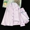 Women's Cloud Cotton Lace Pajama Cardigan Set - Spring & Autumn Collection