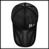 English Long CA583 [White Fang] Cap, Mesh, Letters, Brim, Hat, Sports, Outdoor, Running, Men's, Women's, (Gray)