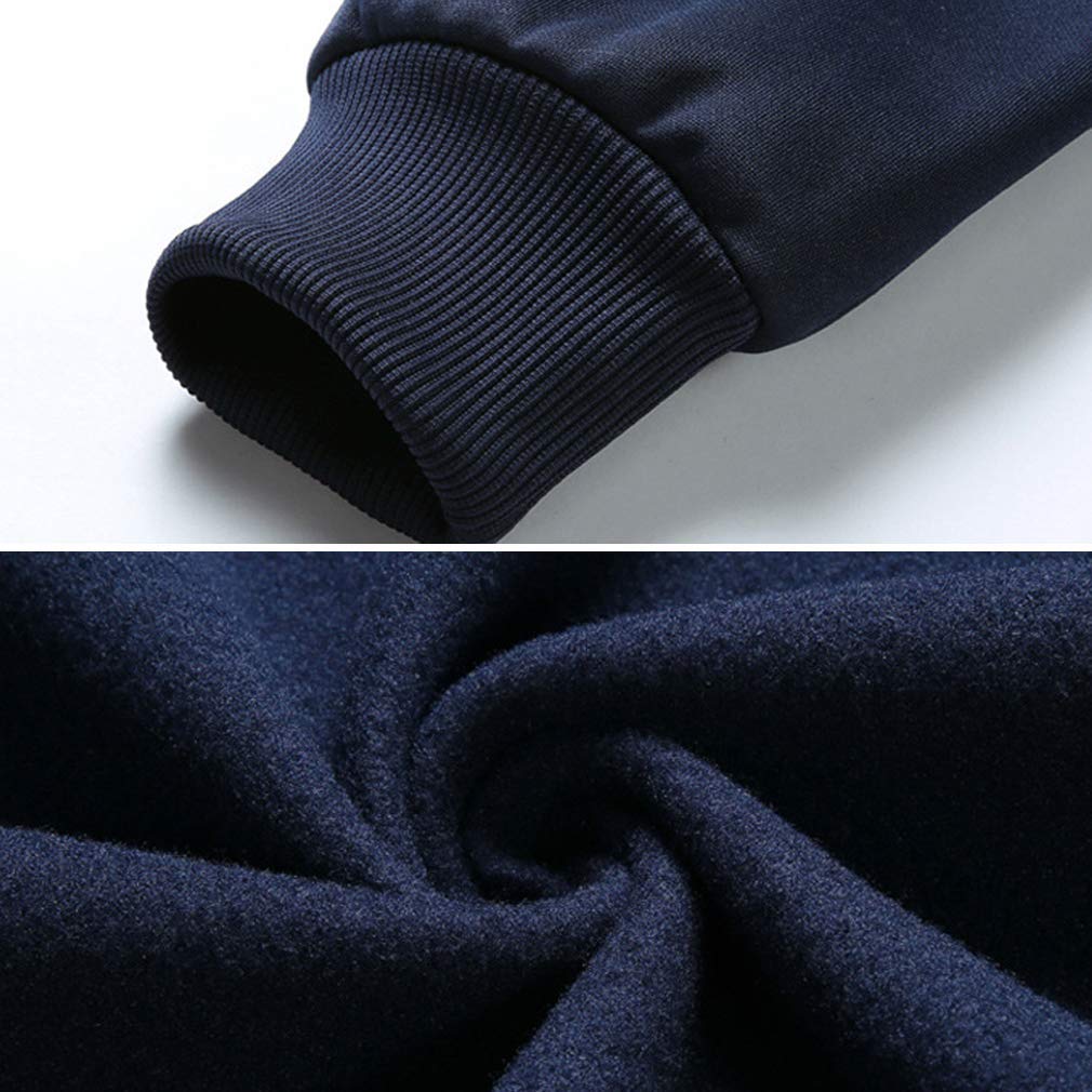 J Trainingskleidung Jersey-Sweatshirt Oberteil und Unterteil-Set Warme Sportkleidung Durchgehender Reißverschluss Lange Frühlingshose Militärblouson Leicht Groß Verschiedene Größen