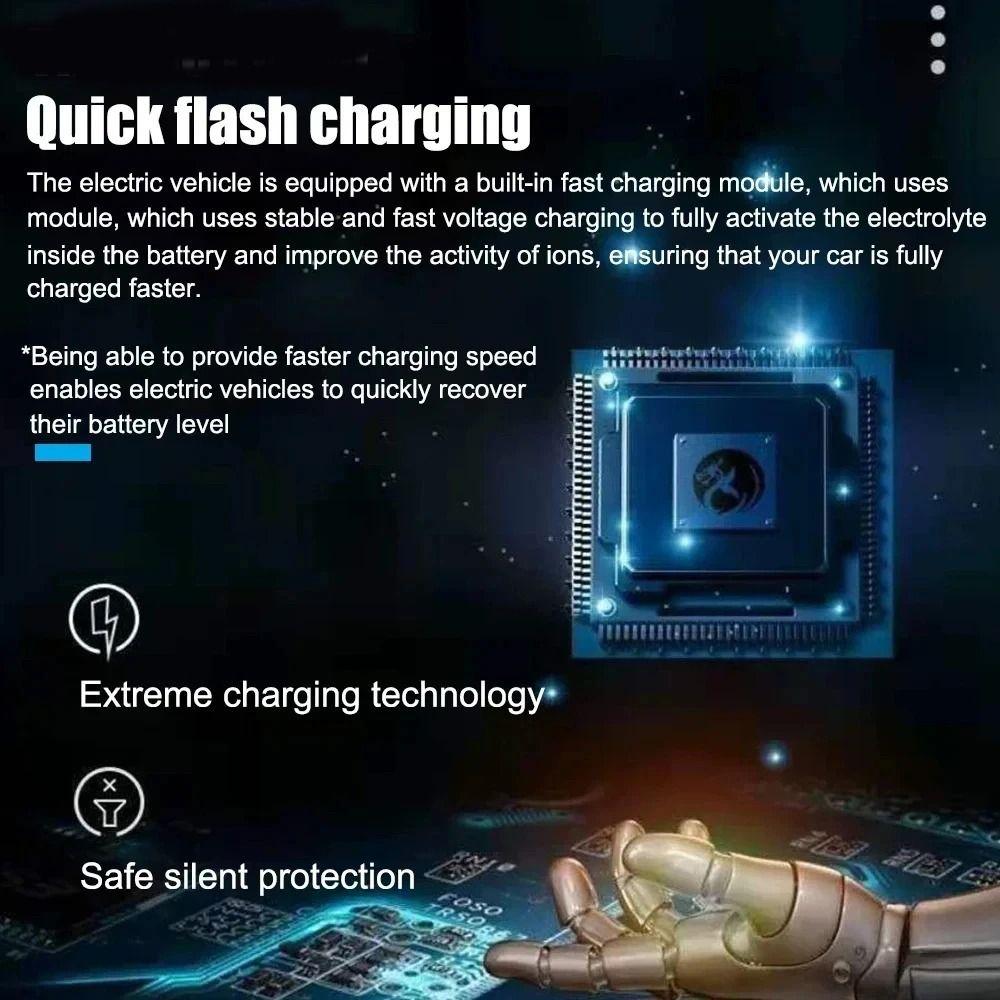12V 2A Car Battery Charger LED Display Power Adapter Lead Acid Battery Charger Lead Acid Battery