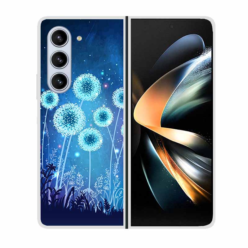 For Samsung Z Fold 5 Case Cute Fashion Hard Clear Phone Cover for Samsung Galaxy Z Fold5 5G ZFold5 Protective Shell Capa Cartoon