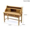 1Pcs Dollhouse Writing Desk Model Study Room Furniture Decoration Simulated Home Desk Scene Decor Accessories