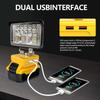 3 Inch Car LED Work Light Spotlight Camping Lamp Torch For Makita For DeWalt For Milwauke 18V Li-ion Battery Lomvum Zhipu Jingmi