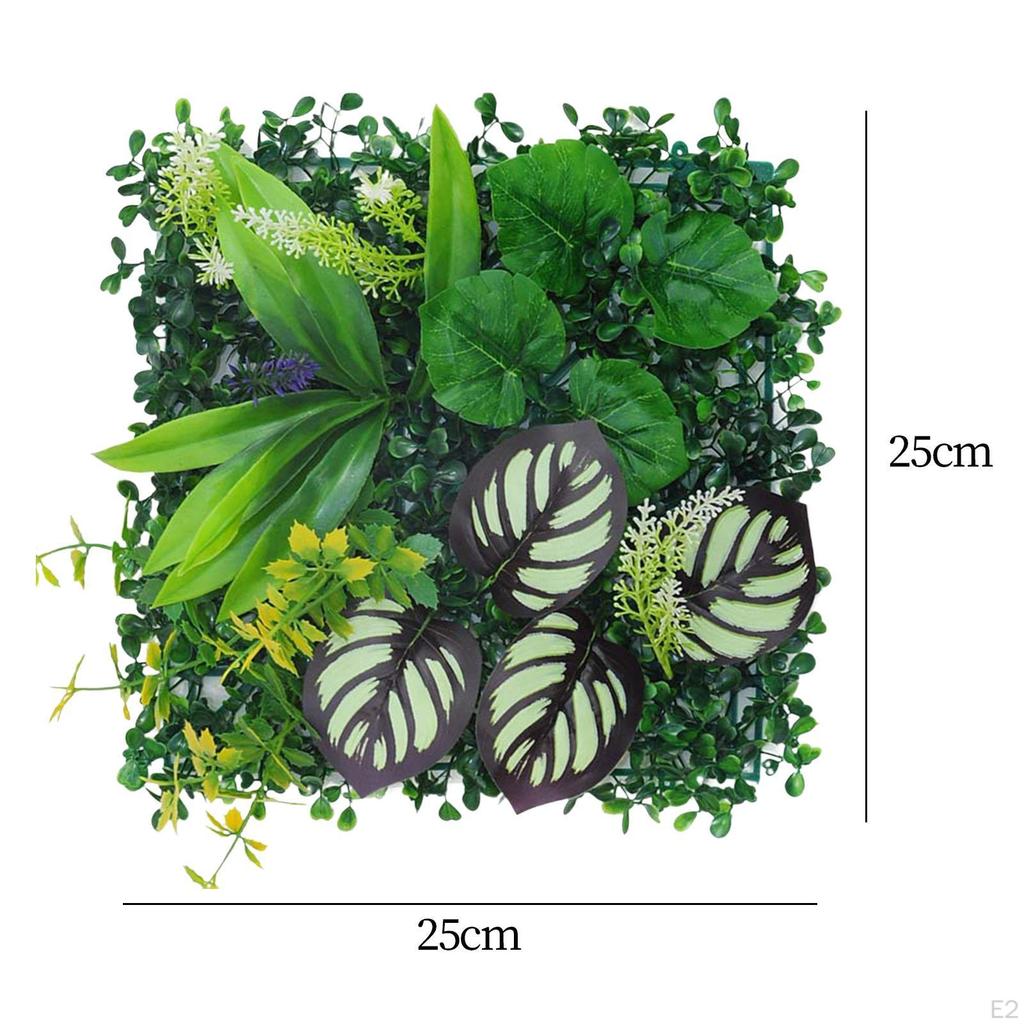 Pannello decorativo da parete verde - Fogliame realistico per casa e giardino