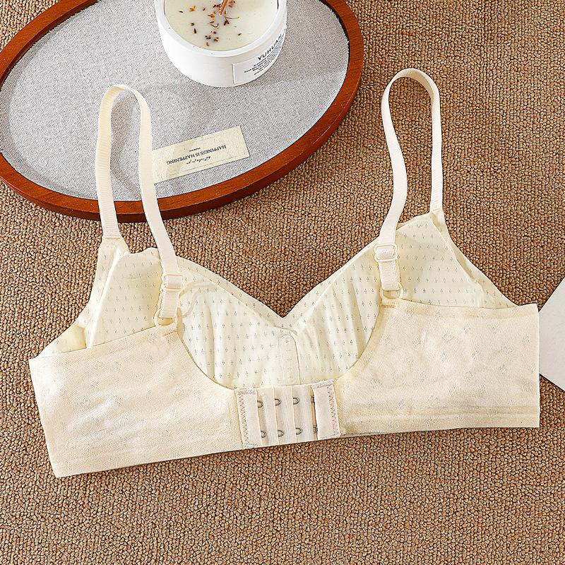 Less sporty, no steel rim, comfortable jelly glue jacquard, new bra for middle and high school students during development