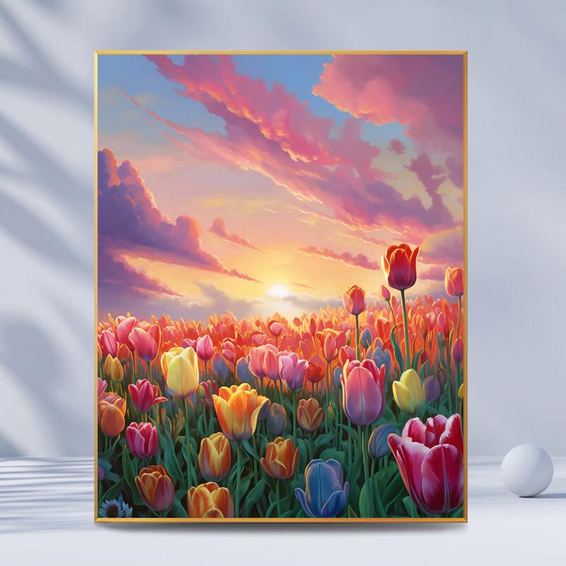 DIY Floral Digital Oil Painting Kit