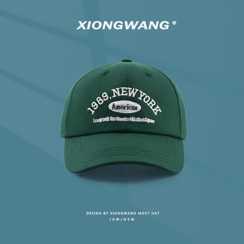 

With Baseball Cap 1989 Letter Embroidery For Men And Women Cotton Hat Fashion темно-зеленого