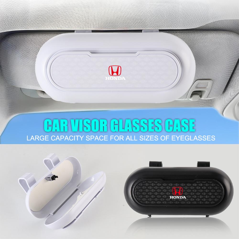 AQW1 ABS Car Glasses Case Cover Portable Sunglasses Box Bag Accessories For Honda Mugen Power Civic Accord Odyssey City Spirior