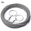 2PCS Water Grass Cutting Chain Stainless Steel Rope Wood Divine Tool Portable Saw Chain Garden Outdoor Stainless Steel Wire Saw