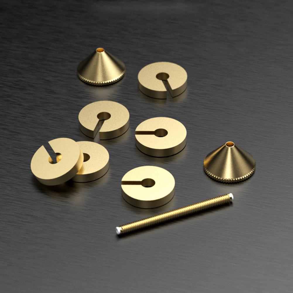 3pcs Drop Shot Fishing Weight Sinker 2/3/4g Sharped Copper Fishing Sinkers Plumb Pendant Metal Jig Sea Tackle Kit Fishing Tackle