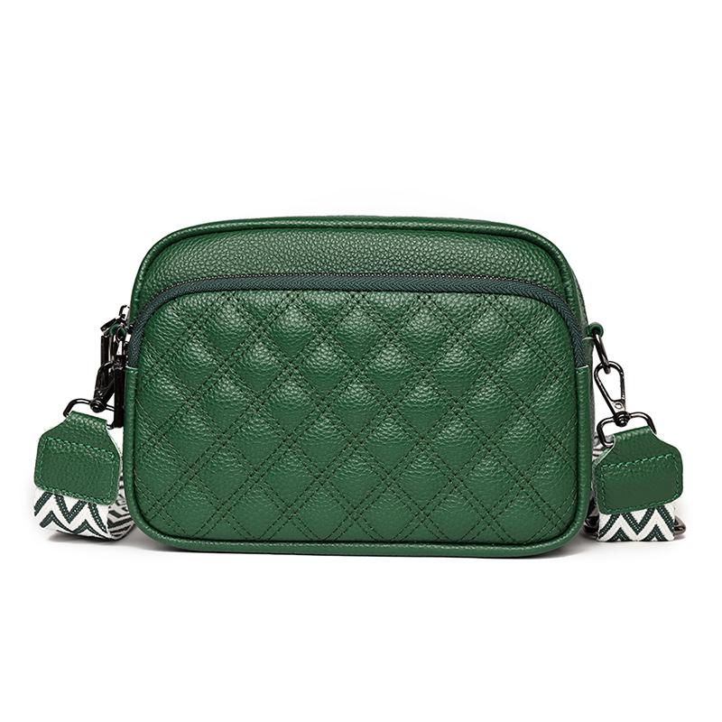 NEW Designer Genuine Leather Ladies Bags Luxury Wide Shoulder Strap Messenger Bag Large Capacity Crossbody Hand Bags For Women