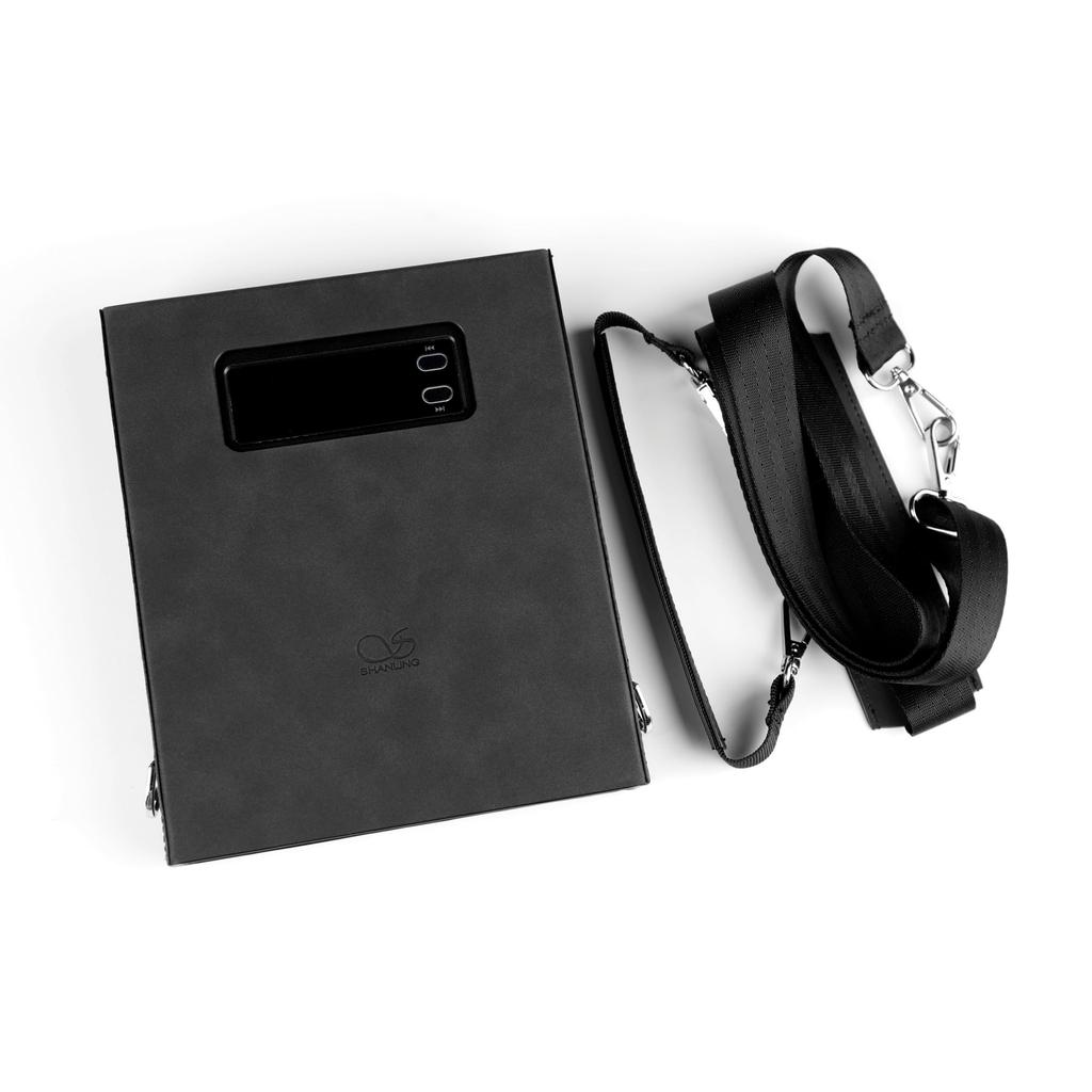 SHANLING EC Mini Portable CD Player Carrying PU Shoulder Strap Black Case/Bag, Leather, Protective, Strap/Short Included,