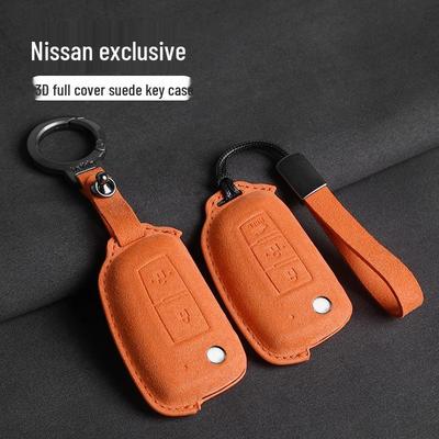 Compatible avec Nissan Qashqai '19, Sylphy Classique, Bluebird, Kicks, X-Trail, Tiida Étui Pliant pour Clé de Voiture.