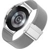 Bracelet + Case with Screen Protector for Samsung Galaxy Watch 6 44mm, Silver
