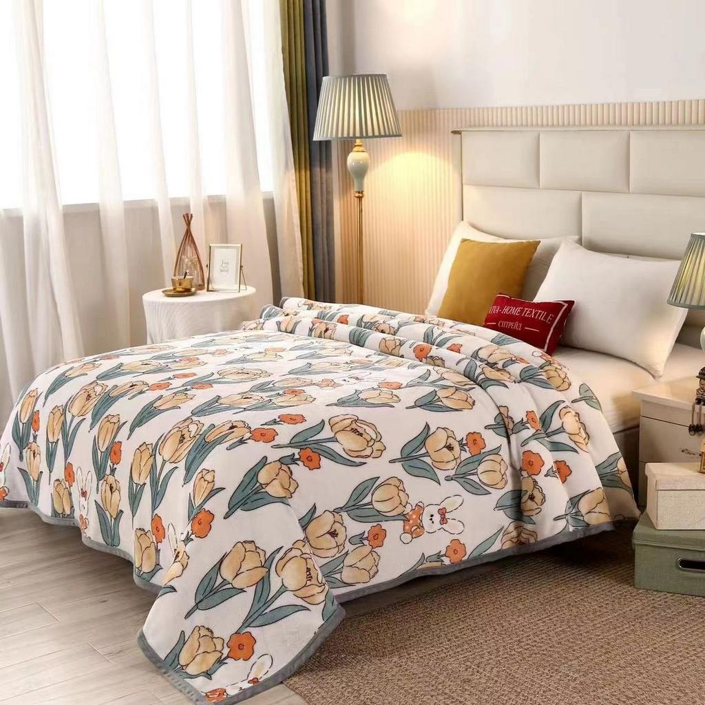 Χειμερινή Πάπλωμα από Γάλακτος Φλις Πάπλωμα Φανέλας Πάπλωμα Κλιματισμού Πάπλωμα Δώρου Μικρή Κουβέρτα για Διάλειμμα Γεύματος