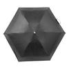 6 Ribs Umbrella Sun Protection UPF50 Impact Cloth Portable Folding Umbrella for Sunny Rainy Black
