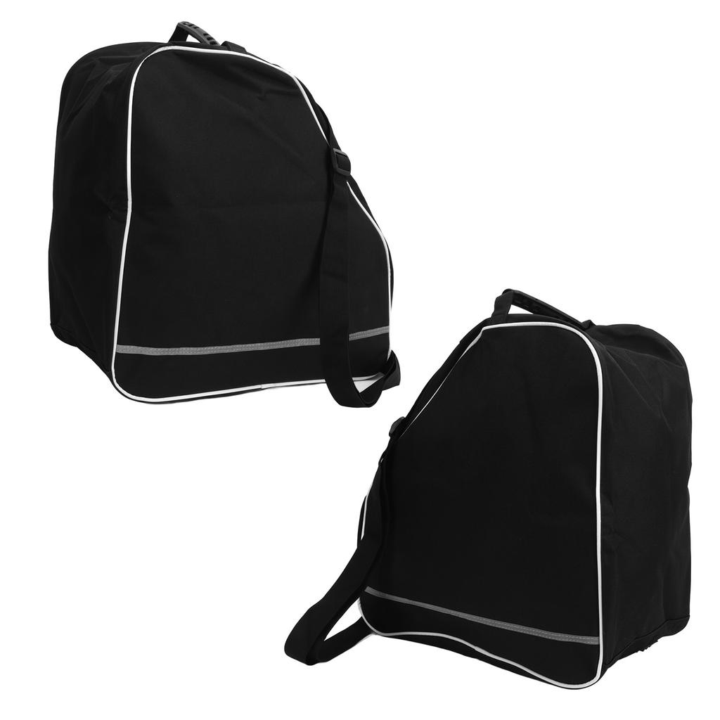 Ski Boot Bag Oxford Cloth Waterproof Skiing Snowboarding Boot Bag Travel Luggage for Ski Accesories Goggles Gloves Black
