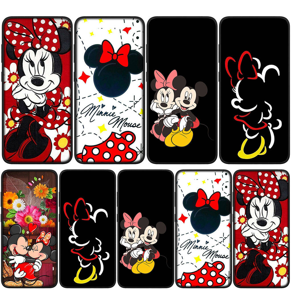 Hülle für iPhone 17 16 15 Xiaomi Poco Redmi Note 14 13 12 11 Pro Max 9 16e Samsung Galaxy S25 S24 S23 OPPO Huawei Mickey Pink Minnie Mouse Handyhülle