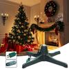 Rotating Christmas Tree Stand Plastic Adjustable Christmas Tree Stand Revolving Tree Stand for Up To 7.5ft Artificial Tree