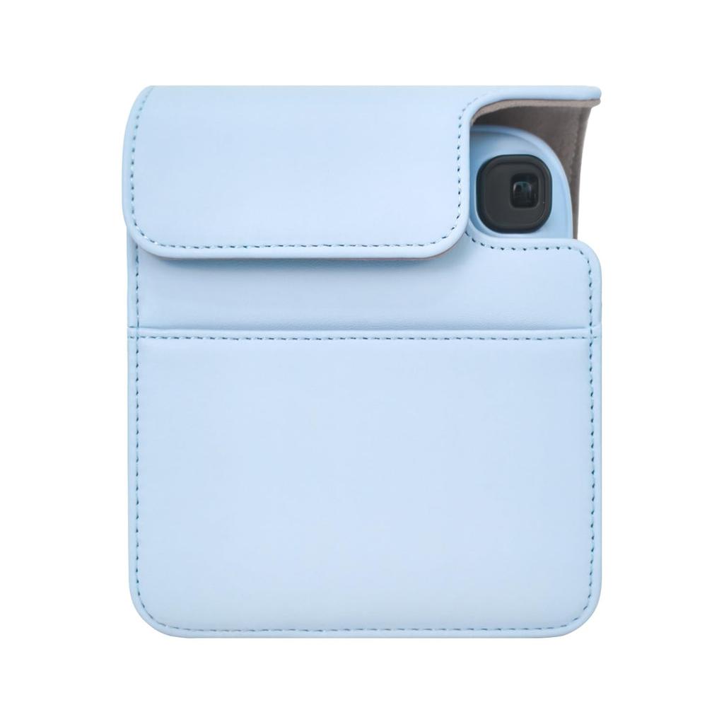 WDMART Camera Case for Fujifilm Instax Mini Shockproof Protective Cover with Adjustable and Detachable Shoulder Metal Snap Slim Solid Color for Daily