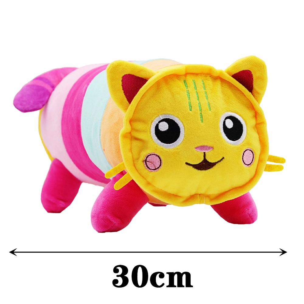 New Gabbys Doll House Plush Toy Mercat Cartoon Stuffed Animals Smiling Cat Car Cat Hug Gaby Girl Birthday Gift