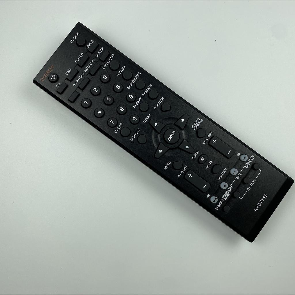 Ergonomic Remote Control for AXD7715 TV with Enhances Comfortable Grip ABS Intuitive Button Layout for Easy Daily