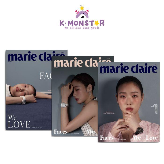 

2024.4 marie claire KIM GO EUN ОБКЛАДКА C(NAVY-FACES)
