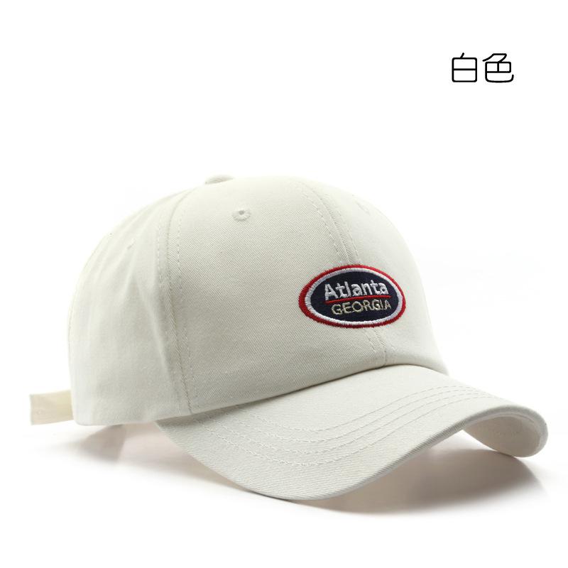 

Outdoor street personality sunscreen sunshade sun hat baseball cap spring and autumn letter embroidery cap белый