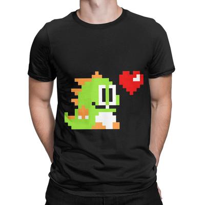 Pixel Bubble Bobble Grafik Lustig 100% Baumwolle T-Shirt Bubble Bobble Oberteile T-Shirts Für Unisex