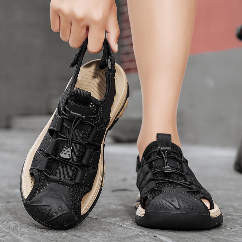 Sandals Men's Summer New Trend Fashion Baotou Outdoor Leisure Daily Sports Large Size Beach Shoes