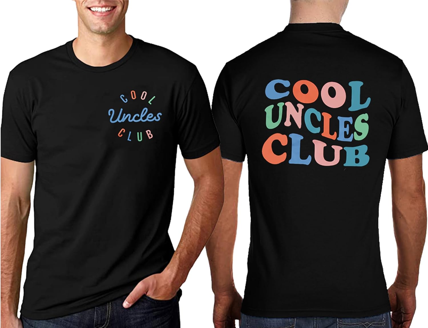 Funny Uncle Gifts Fathers Day TShirt MOUSYA Cool Uncles Club Shirt for Men Cool Uncle TShirt S