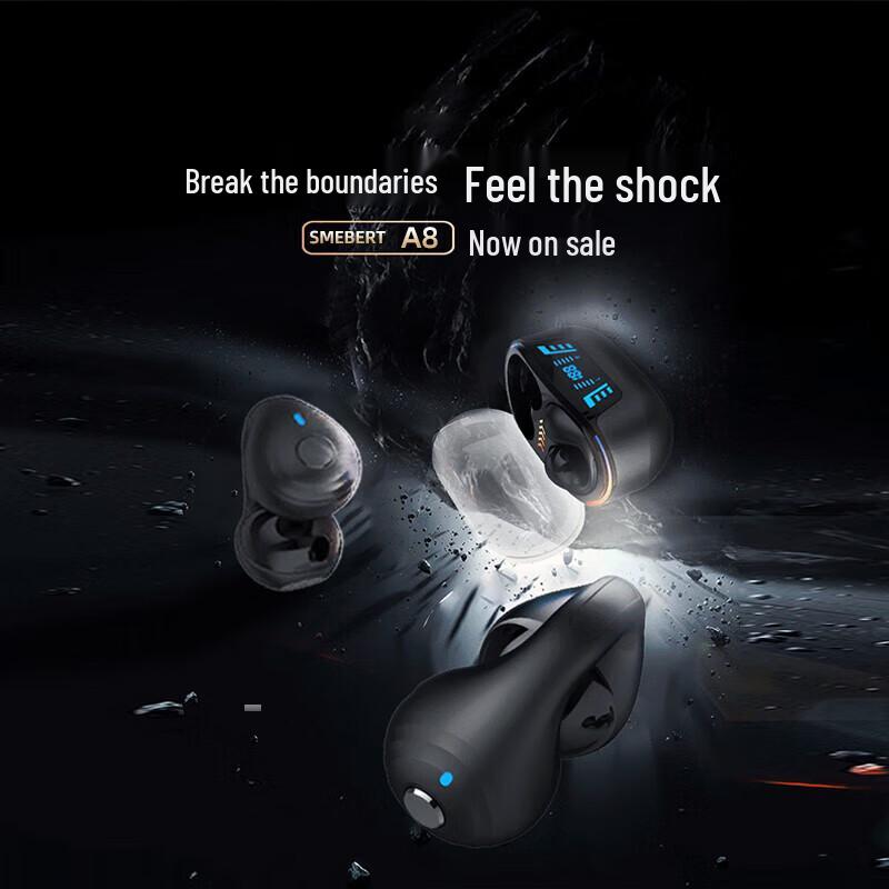 SMEBERT 5.3 Bone Conduction Open-Ear Bluetooth Sport Earphones