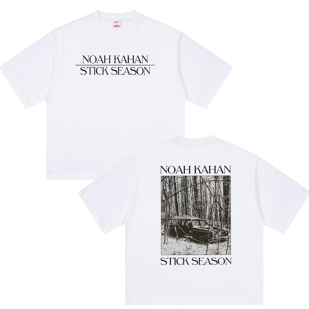 Noah Kahan Stick Season Tour 2026 Graphic T Shirts Unisexs Hip Hop Vintage Fashion Cotton Short Sleeve Tshirts Unisex Streetwear