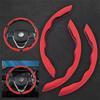 Car Steering Wheel Cover 38cm 15inch Ultra-thin Fur Non-slip Breathable Anti-skid Accessories Steering Wheel Decorative Supplies