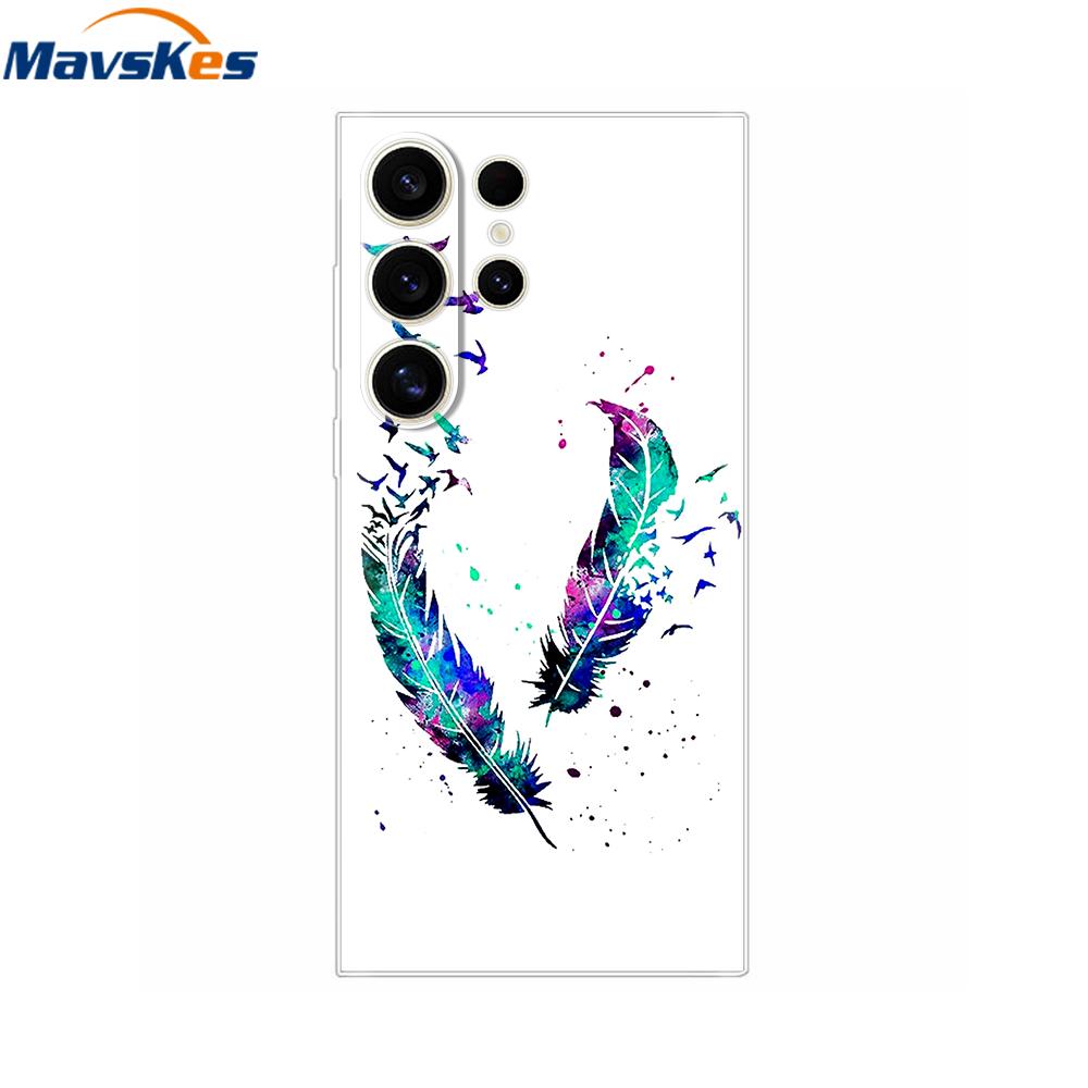 For Samsung S25 Ultra Case Clear TPU Soft Fashion Silicone Phone Case For Samsung Galaxy S25 Plus Back Cover S 25 Fundas Para