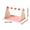 Solid Wood Parrots Resting Perch Sanded Surfaces Design Trimming Stand For Nail Beak Trimming And Interaction Activity Toy