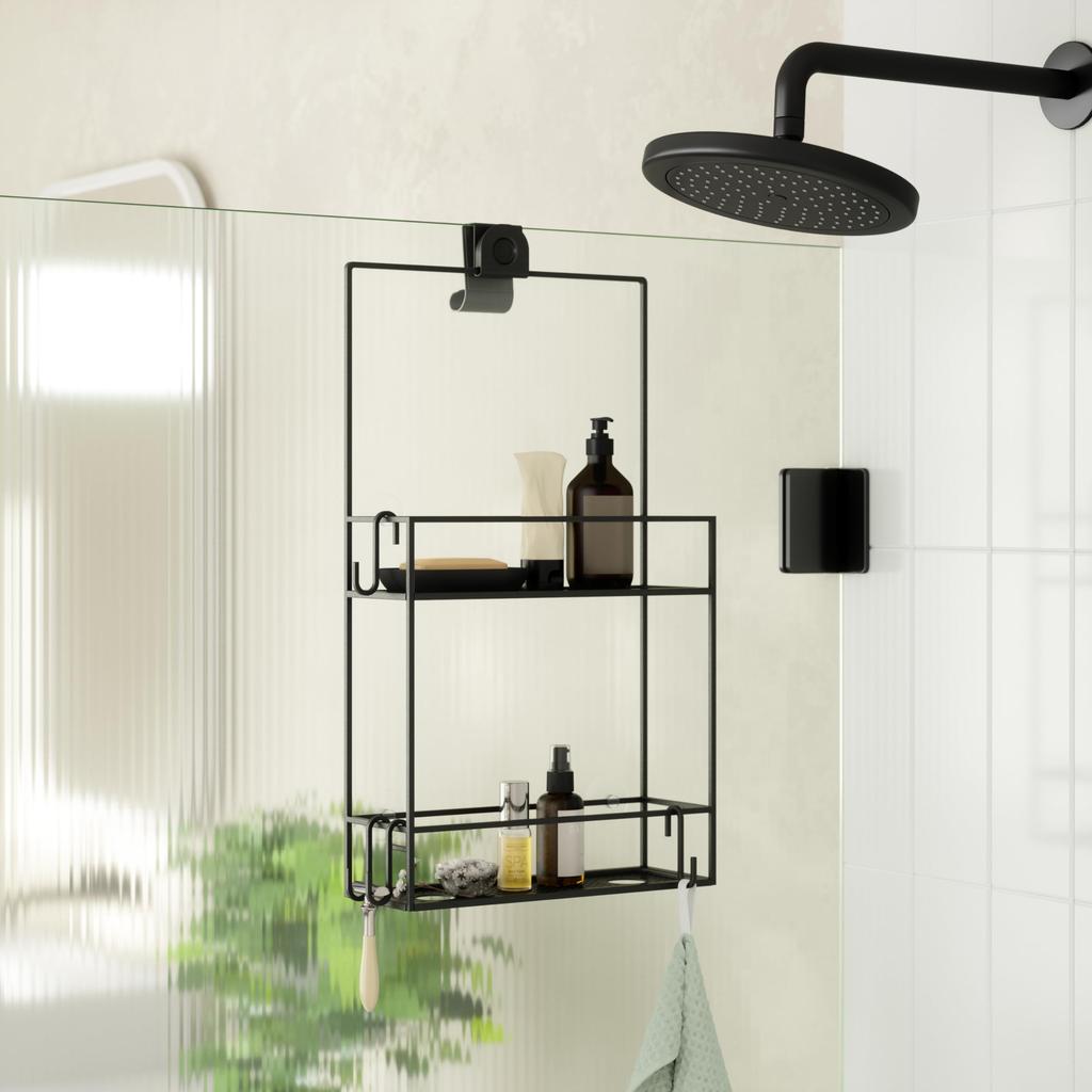 Umbra CUBIKO SHOWER CADDY Shower Rack, Black